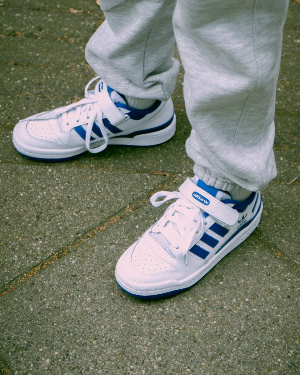Forum Low W - White/Royal Blue