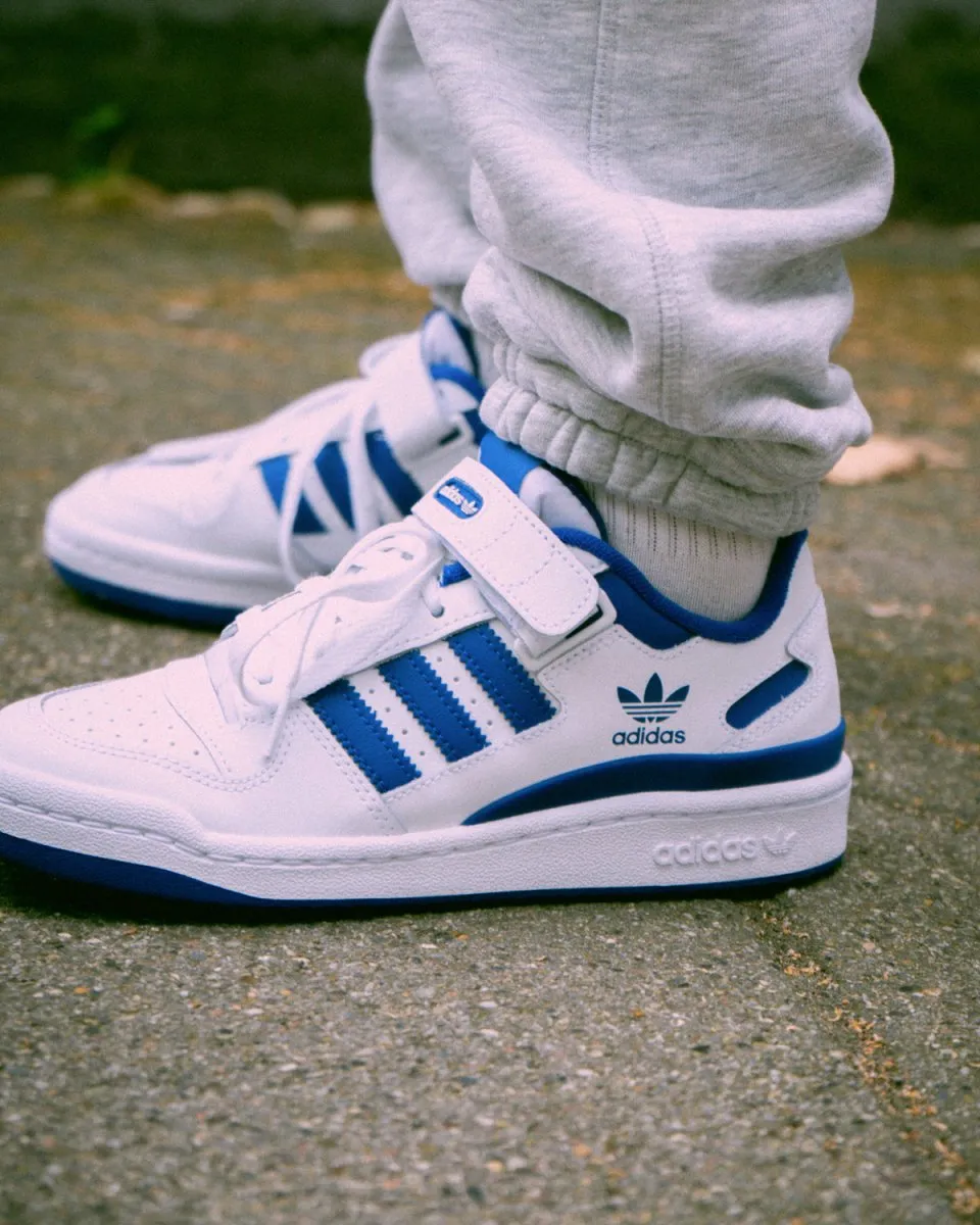 Forum Low W - White/Royal Blue