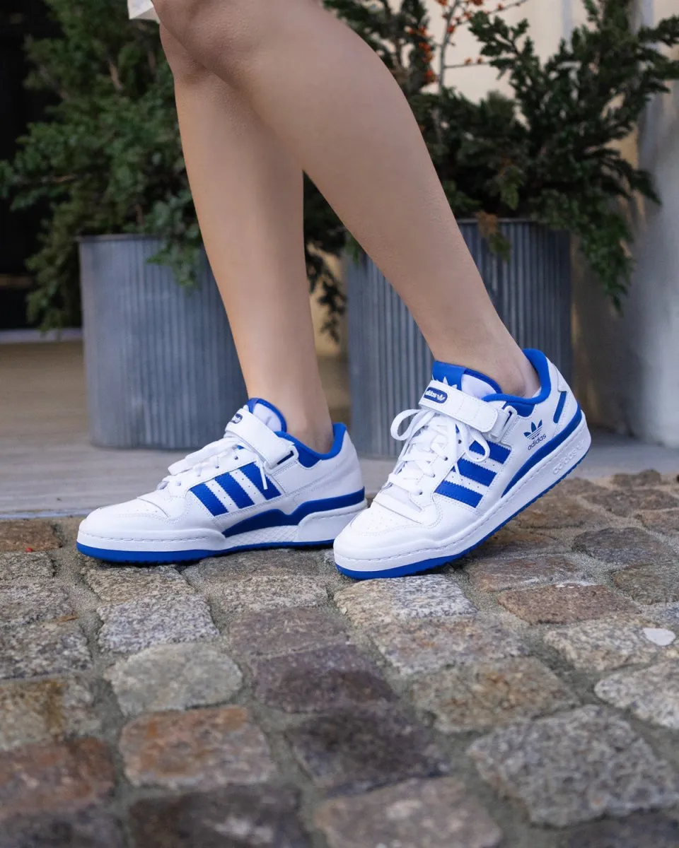 Forum Low W - White/Royal Blue