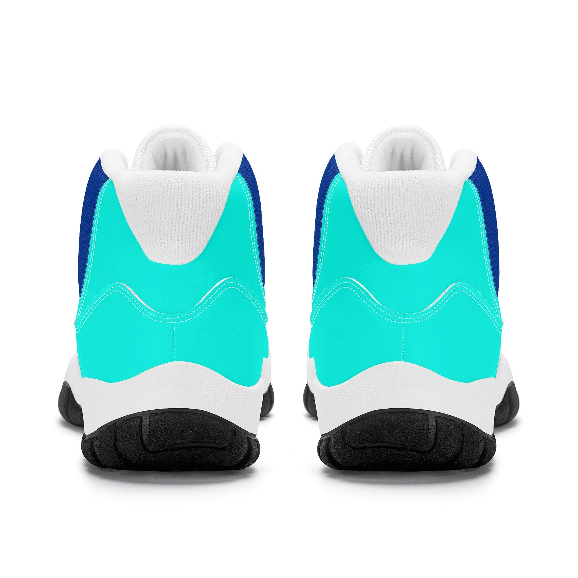 Get That Bag, High Top,Air Retro Sneakers - White