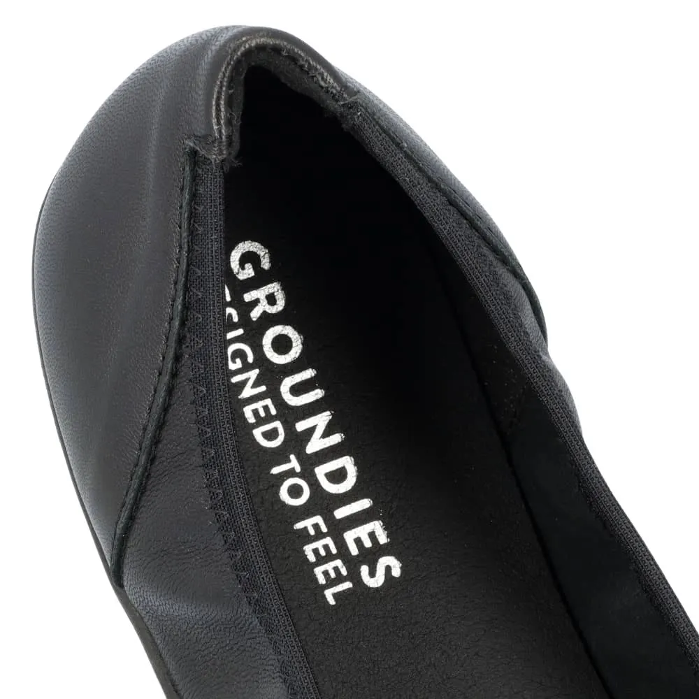 Groundies Lily Classic Leather Ballet Flat