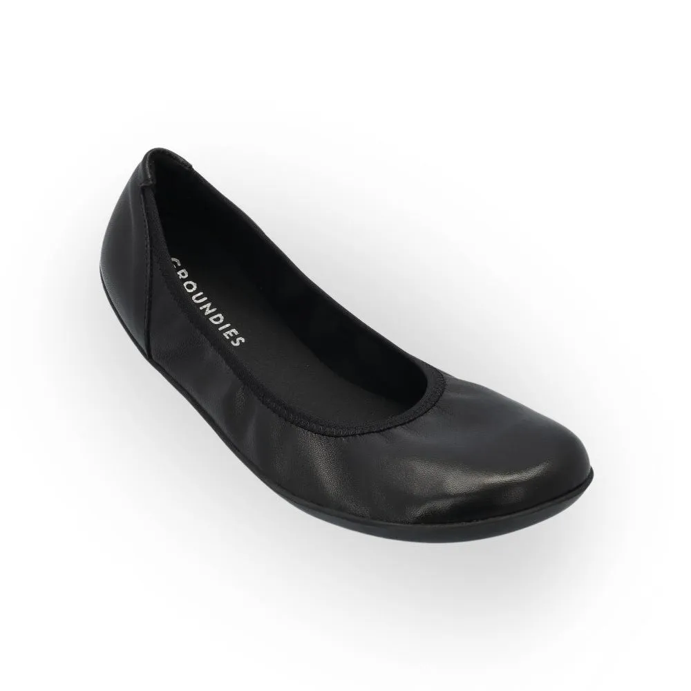 Groundies Lily Classic Leather Ballet Flat