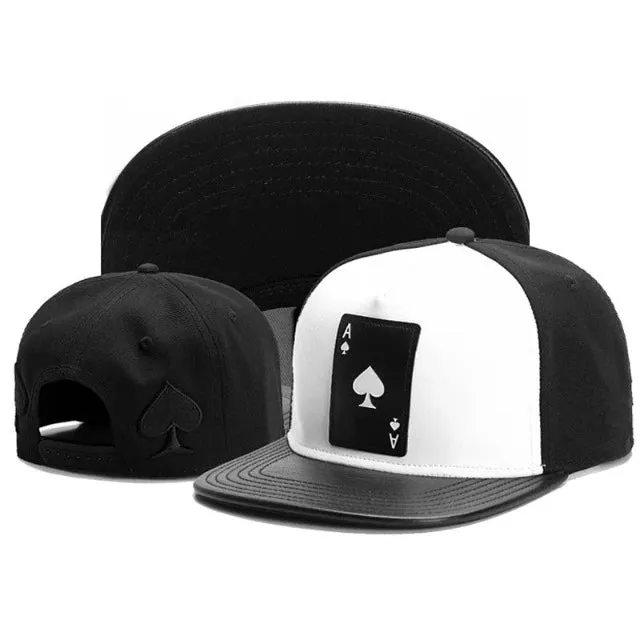 Hip Hop fashion caps for men, flat bill with custom embroidery