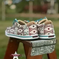 Hooey Lopers by Twisted X ~ Beige Aztec