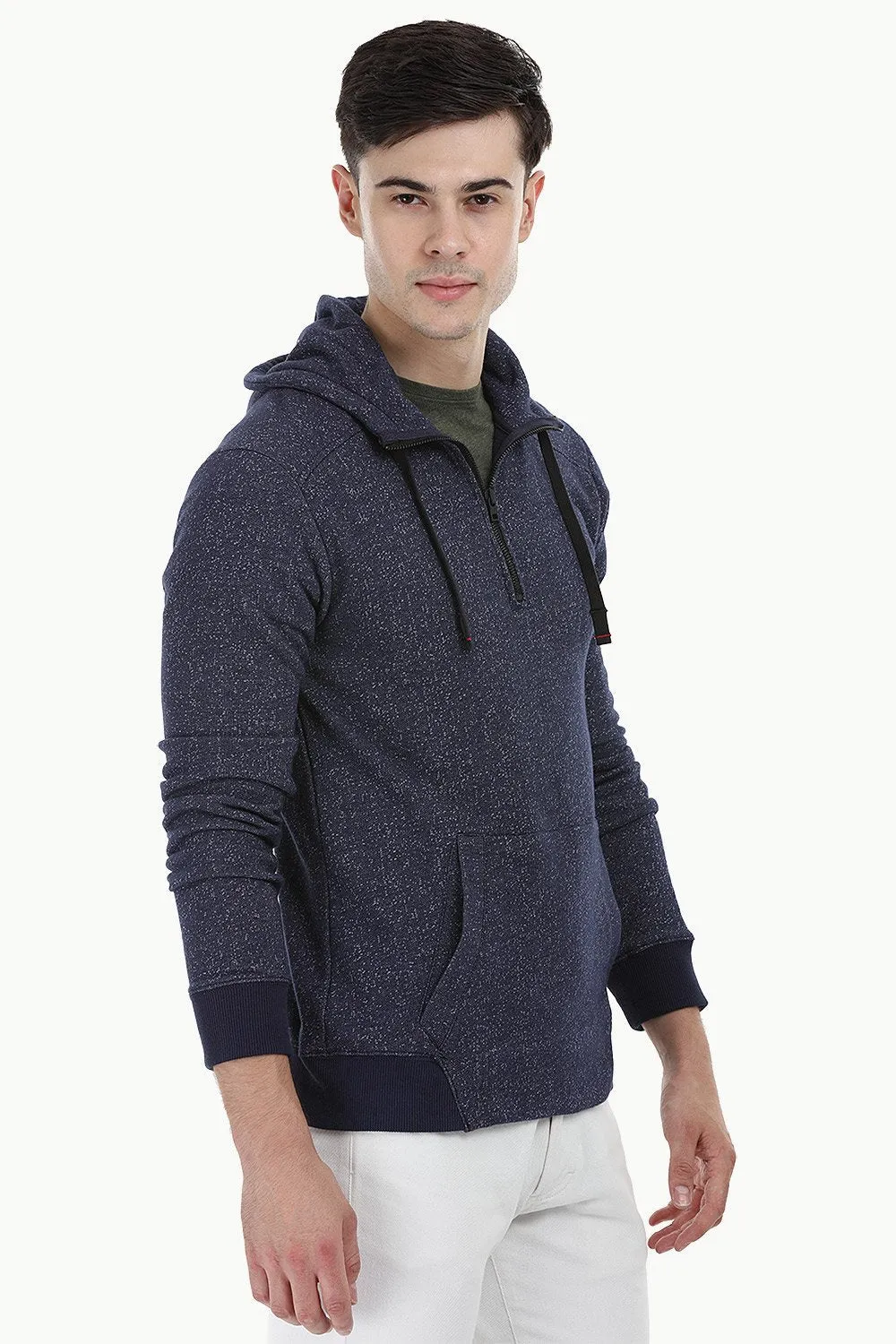 Kangaroo Pocket Speckled Hoodie