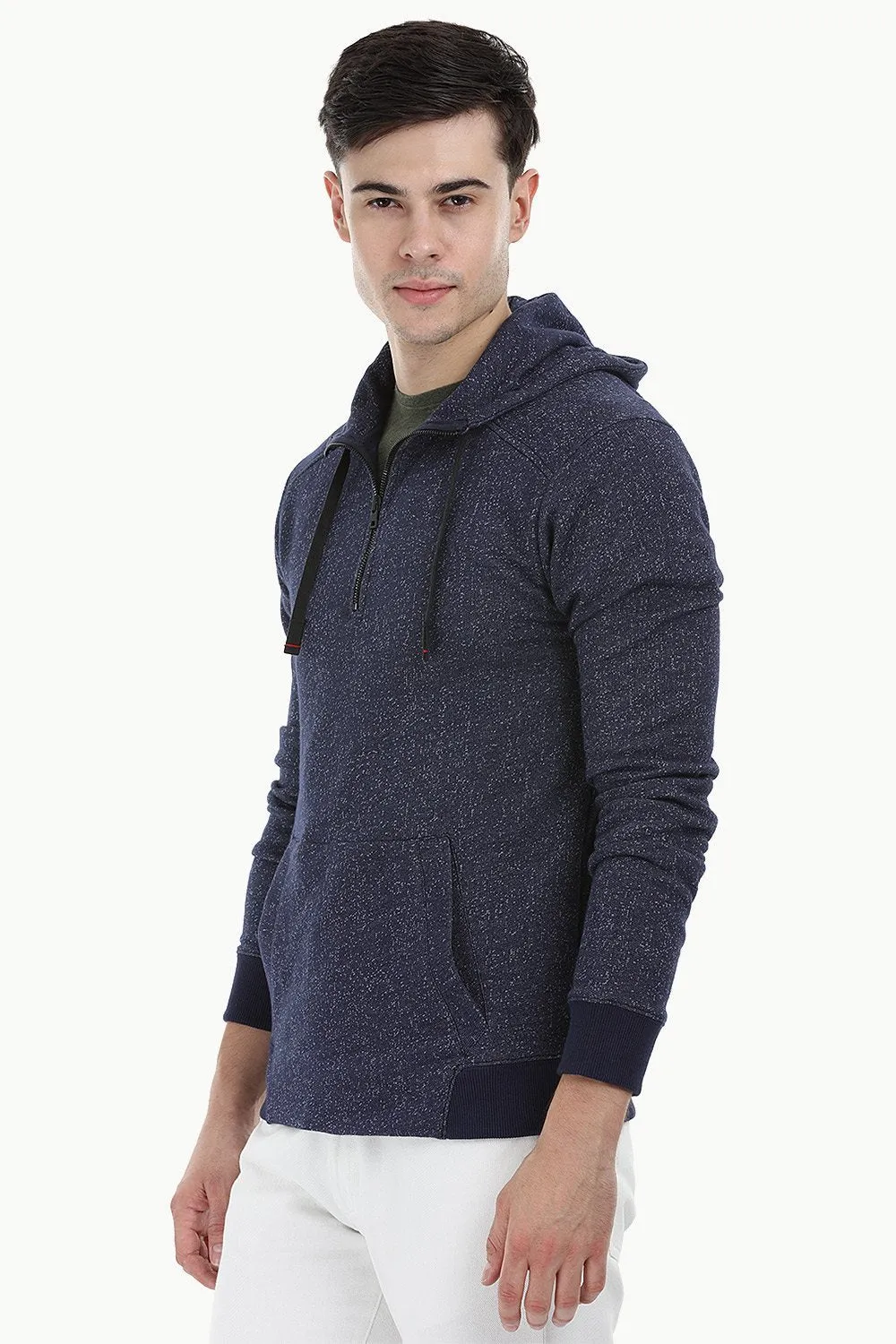 Kangaroo Pocket Speckled Hoodie