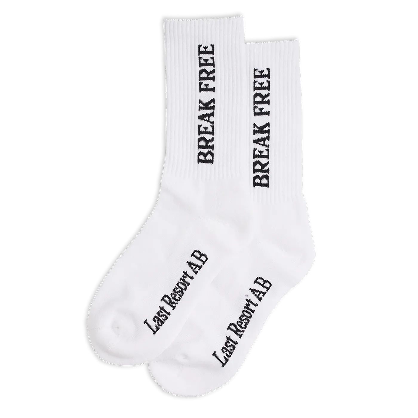 Last Resort AB Break Free Socks: White