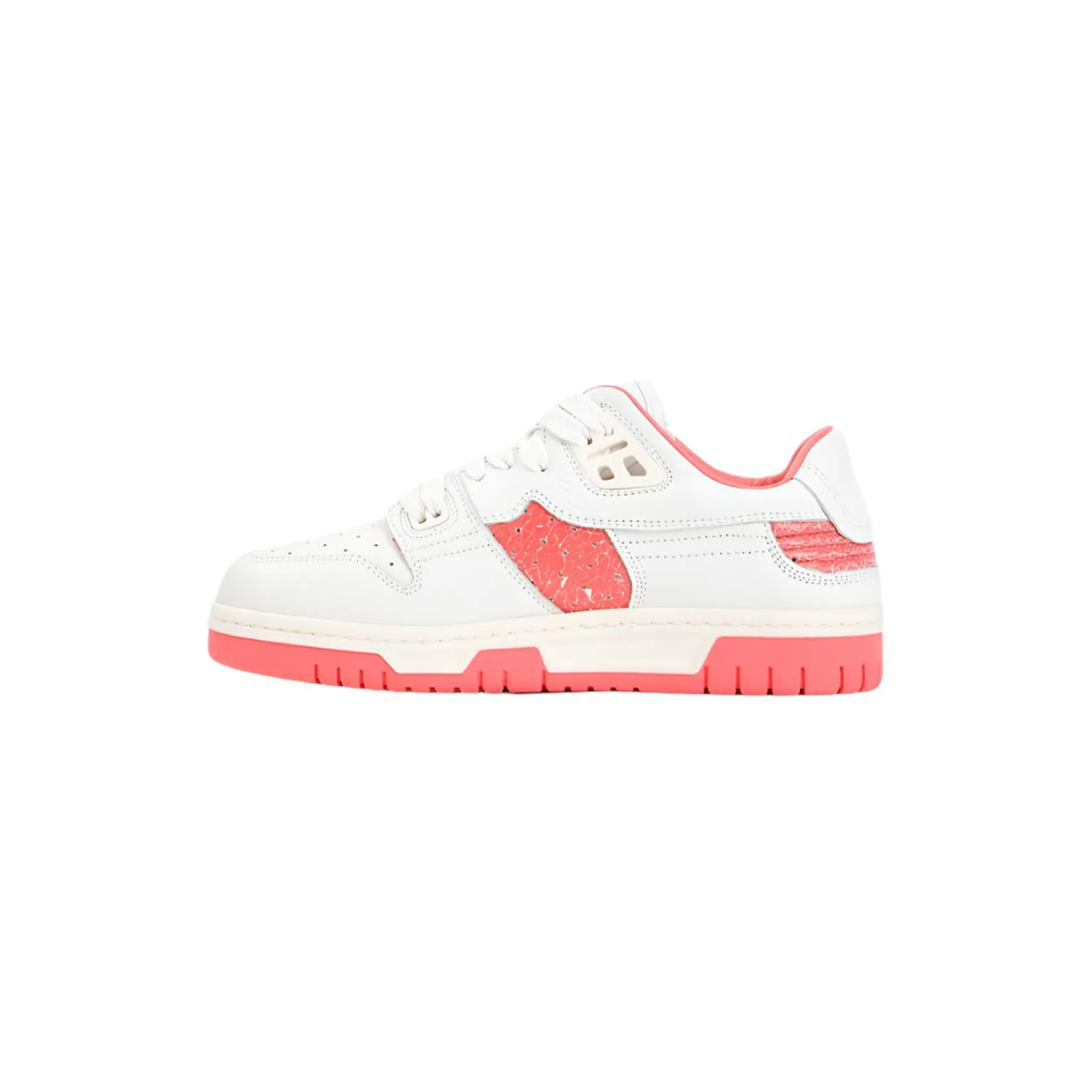 Low Top Sneakers (White/Electric Pink)