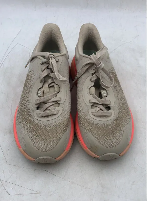 Lululemon Women's Chargefeel Workout Low 2 Beige Pink Athletic Shoes - Size 7.5