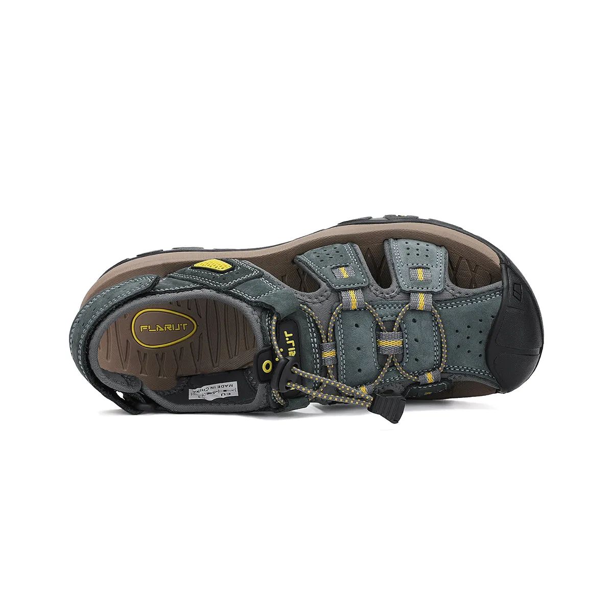 Mens Closed Toe Hiking Sandals Outdoor Sport Water Shoes F399