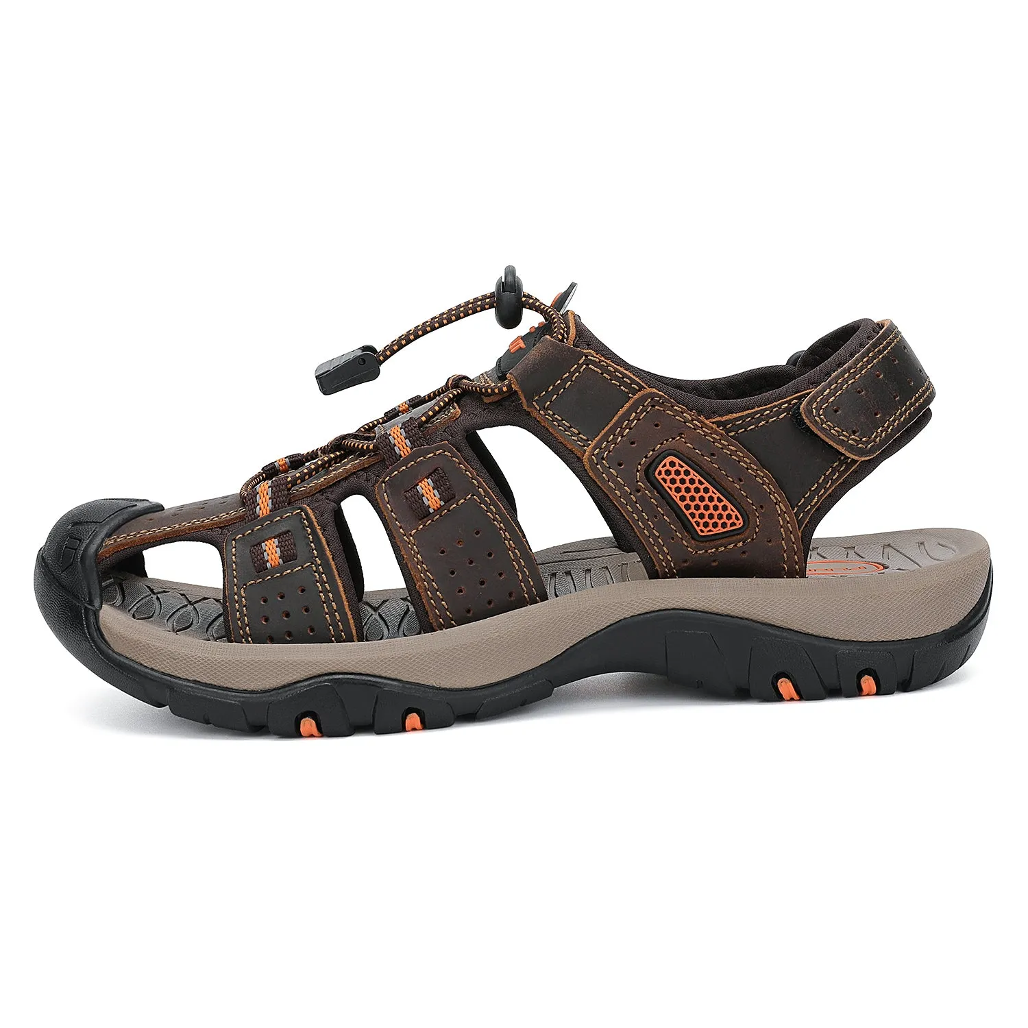 Mens Closed Toe Hiking Sandals Outdoor Sport Water Shoes F399