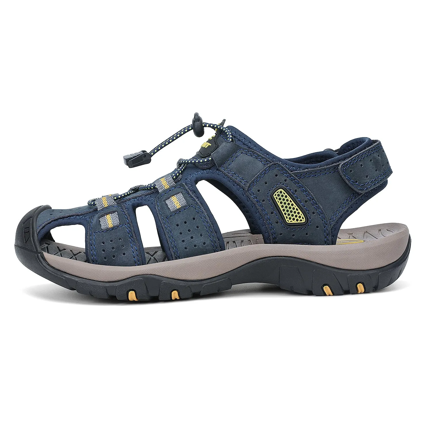 Mens Closed Toe Hiking Sandals Outdoor Sport Water Shoes F399