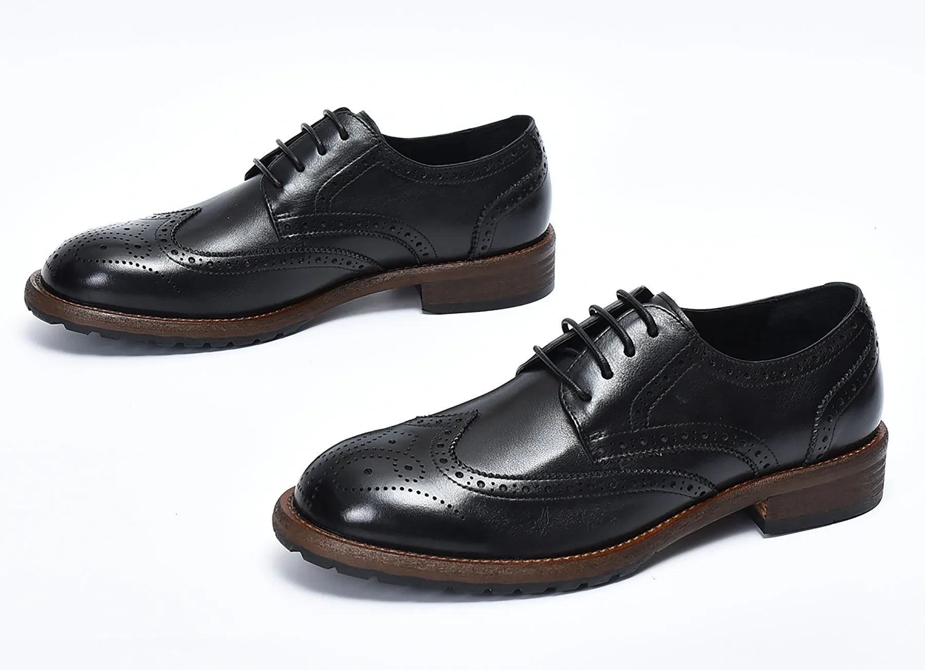 Men's Retro Brogues Leather Derby