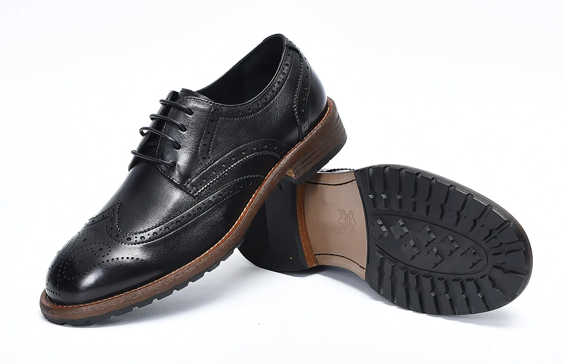 Men's Retro Brogues Leather Derby