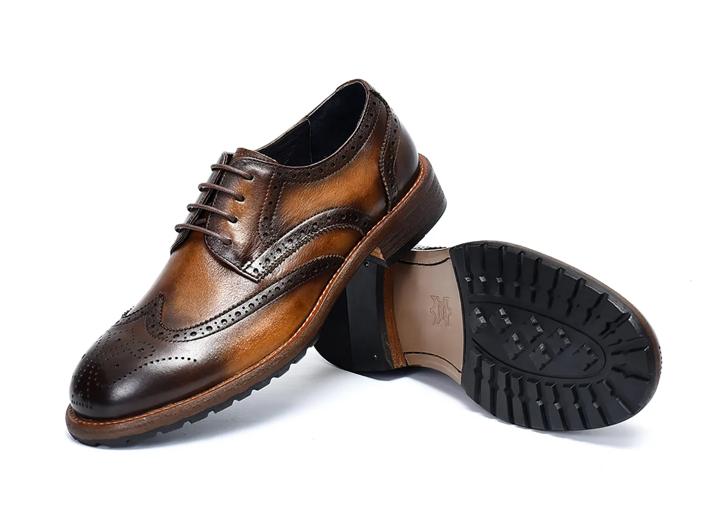 Men's Retro Brogues Leather Derby