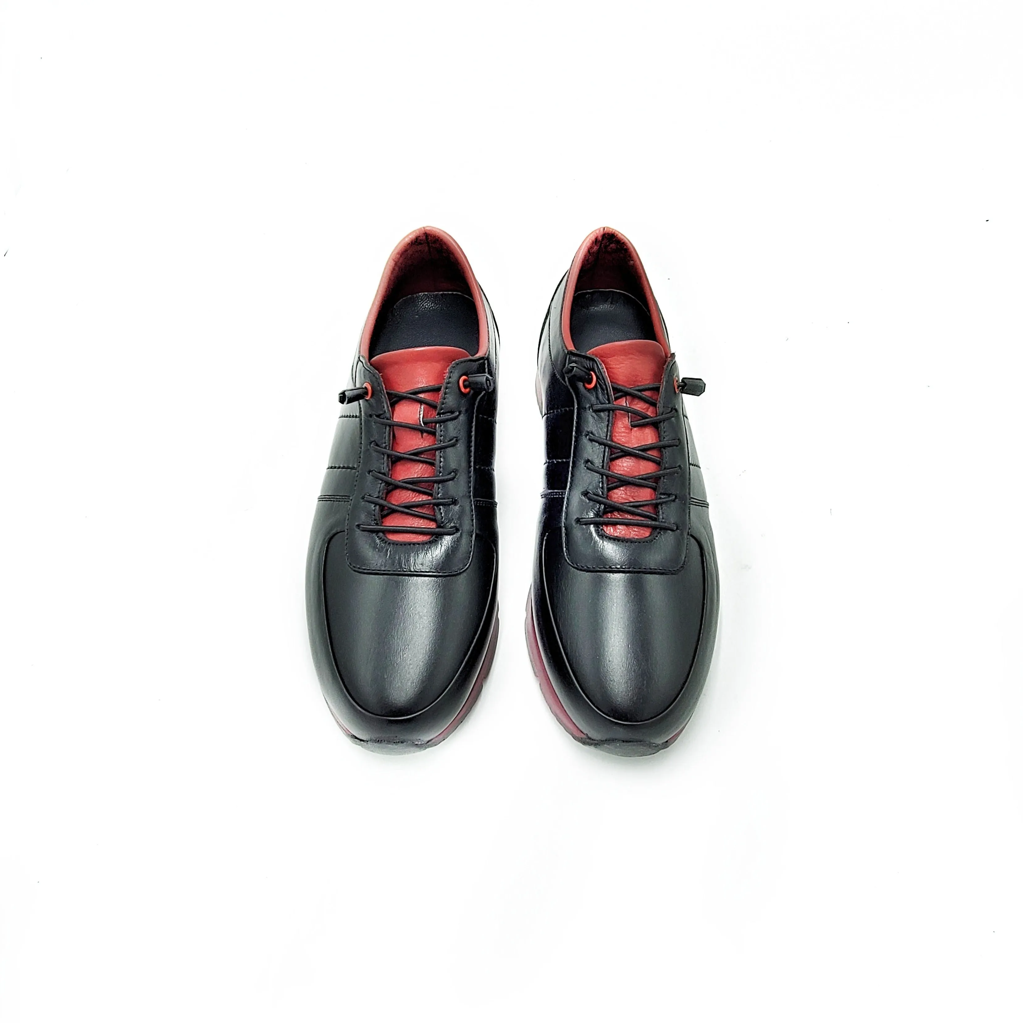 Men's Sneakers (Black/Red)