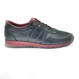 Men's Sneakers (Black/Red)
