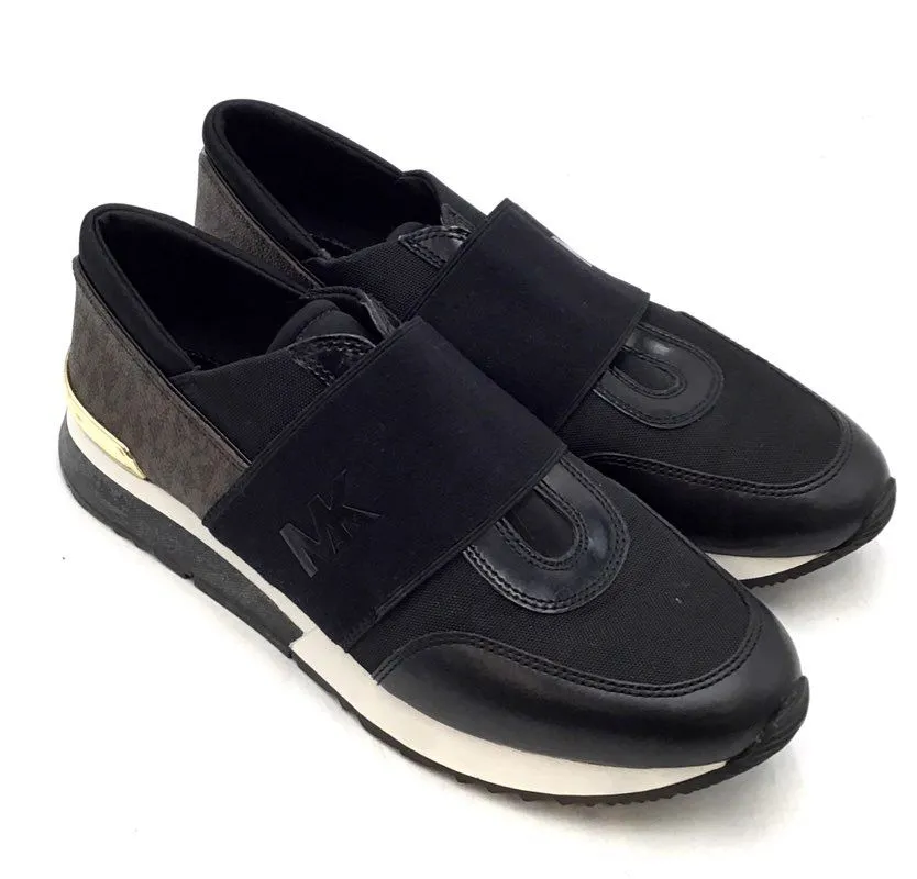 Michael Kors Women's Black Trainer Athletic Shoes - Size 8M