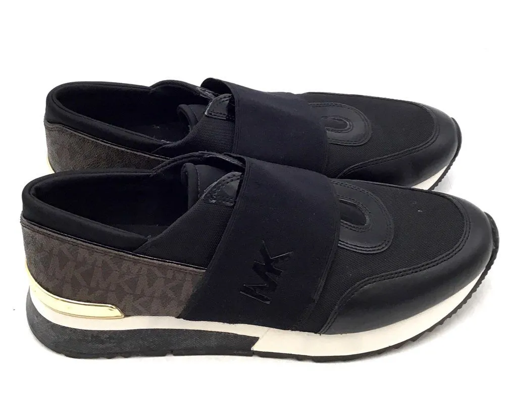 Michael Kors Women's Black Trainer Athletic Shoes - Size 8M