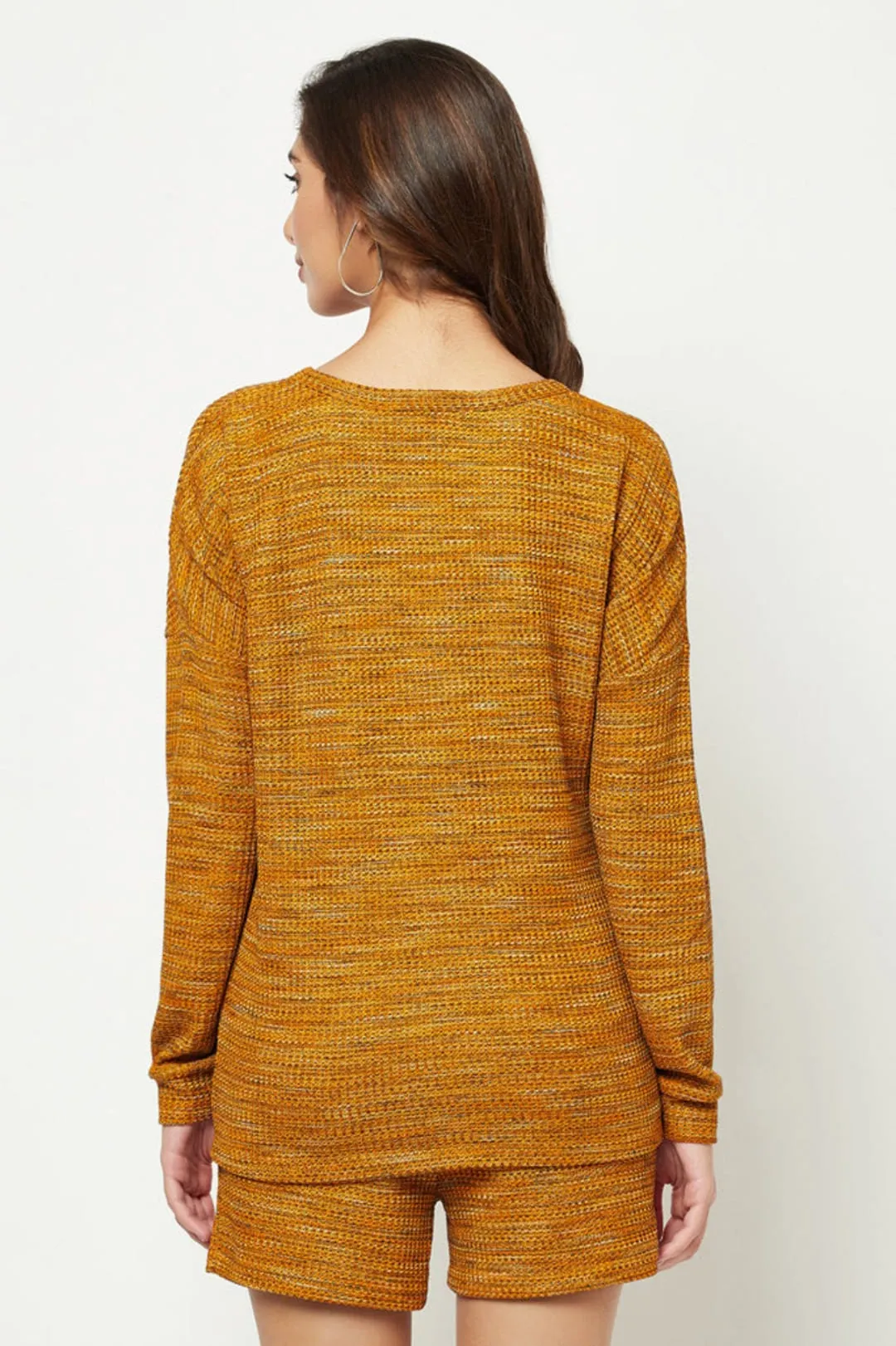 Mustard Textured Loungewear