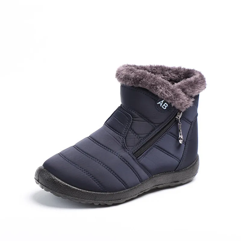 Nanccy Warm And Cold Resistant High Top Waterproof Snow Boots