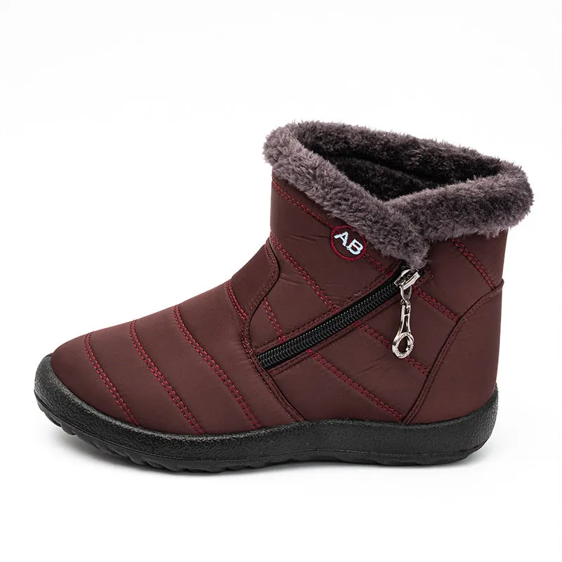 Nanccy Warm And Cold Resistant High Top Waterproof Snow Boots