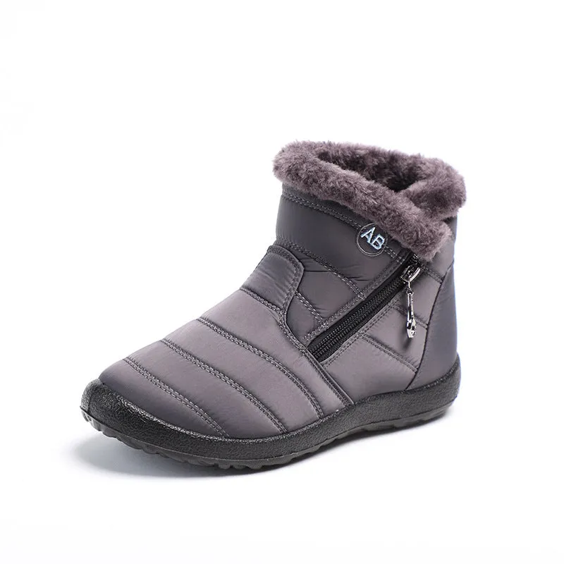 Nanccy Warm And Cold Resistant High Top Waterproof Snow Boots
