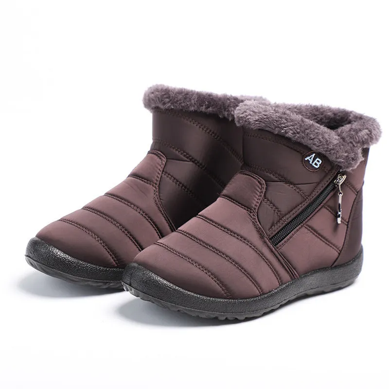 Nanccy Warm And Cold Resistant High Top Waterproof Snow Boots