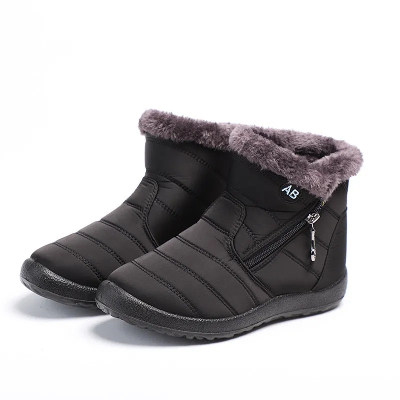 Nanccy Warm And Cold Resistant High Top Waterproof Snow Boots