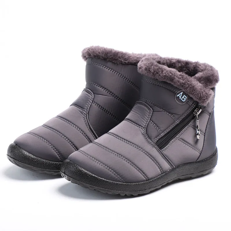 Nanccy Warm And Cold Resistant High Top Waterproof Snow Boots