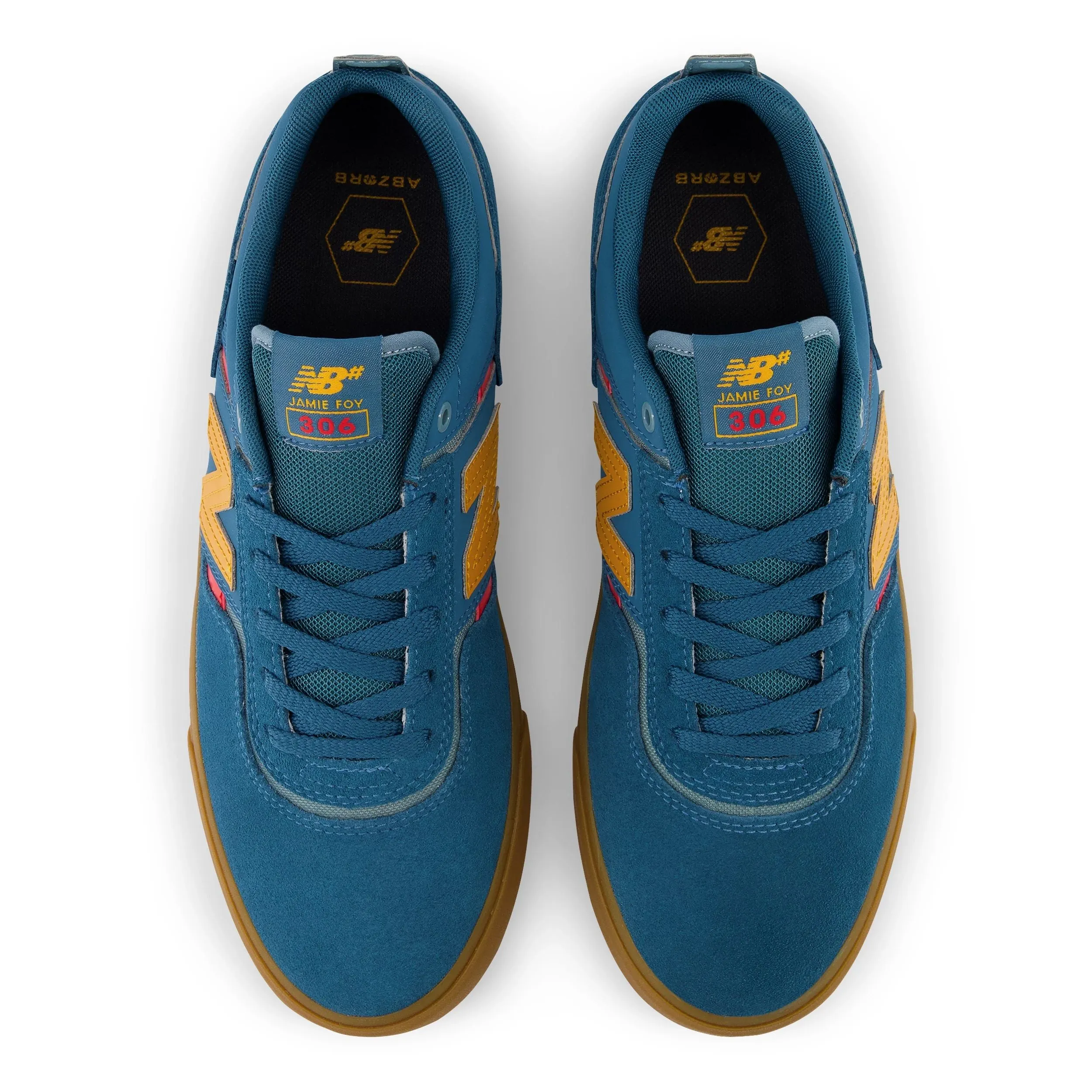 New Balance Numeric Jamie Foy 306 Skateboard Shoe - Teal/Gum