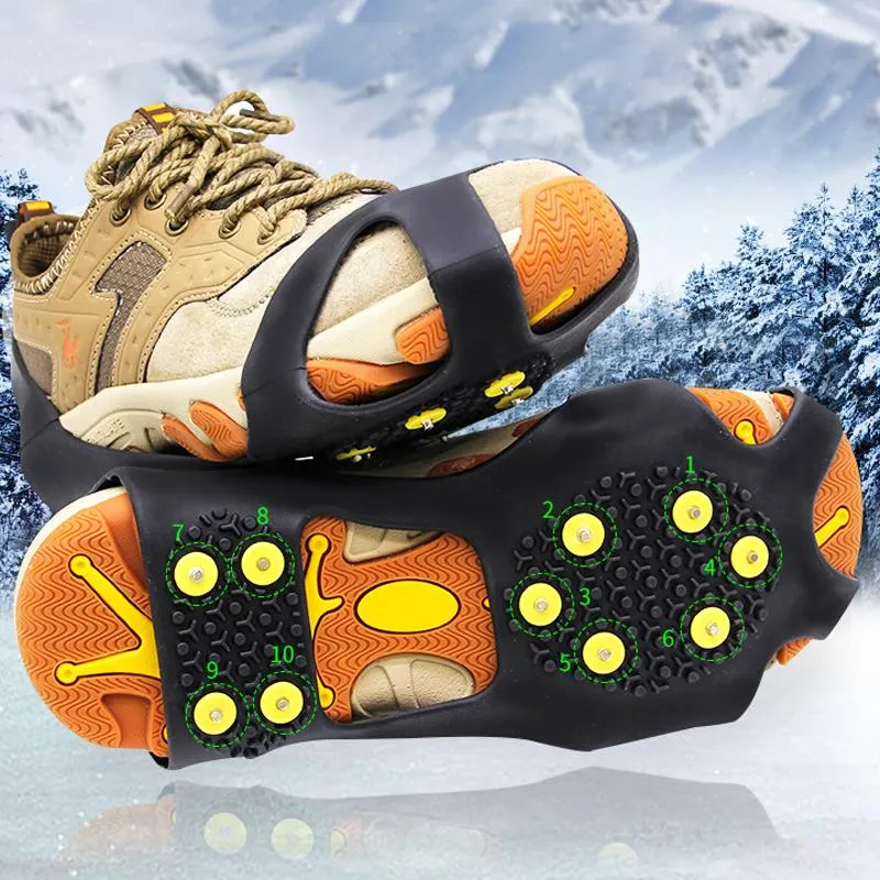 New Traction Cleats Ice Snow Grips Anti Slip Silicone