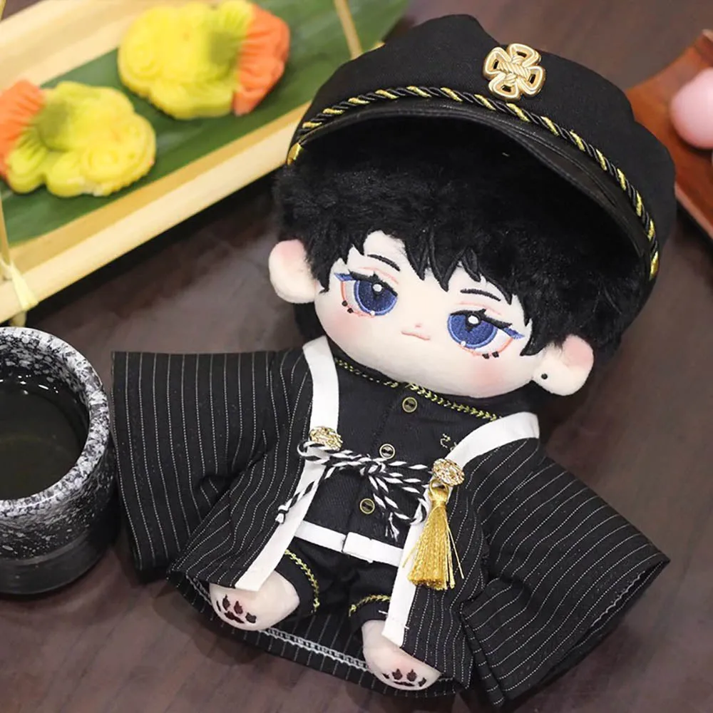 niannyyhouse 20cm Plush Doll Clothes Hat Tops Pants Coat Shoes Kimono Outfit 8in Dolls Dress Up Accessories