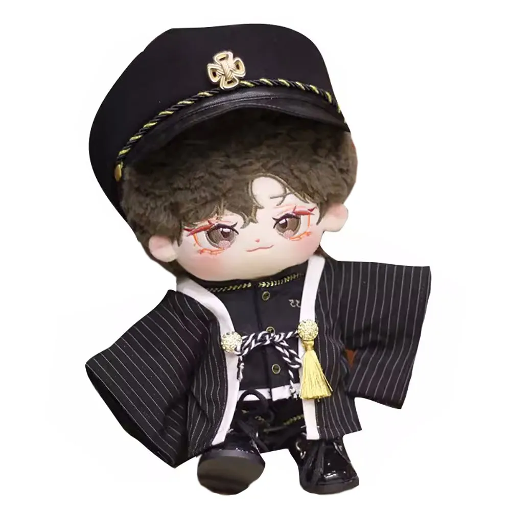 niannyyhouse 20cm Plush Doll Clothes Hat Tops Pants Coat Shoes Kimono Outfit 8in Dolls Dress Up Accessories