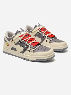 Niceprimes  Low Top Leather Basketball Sneakers