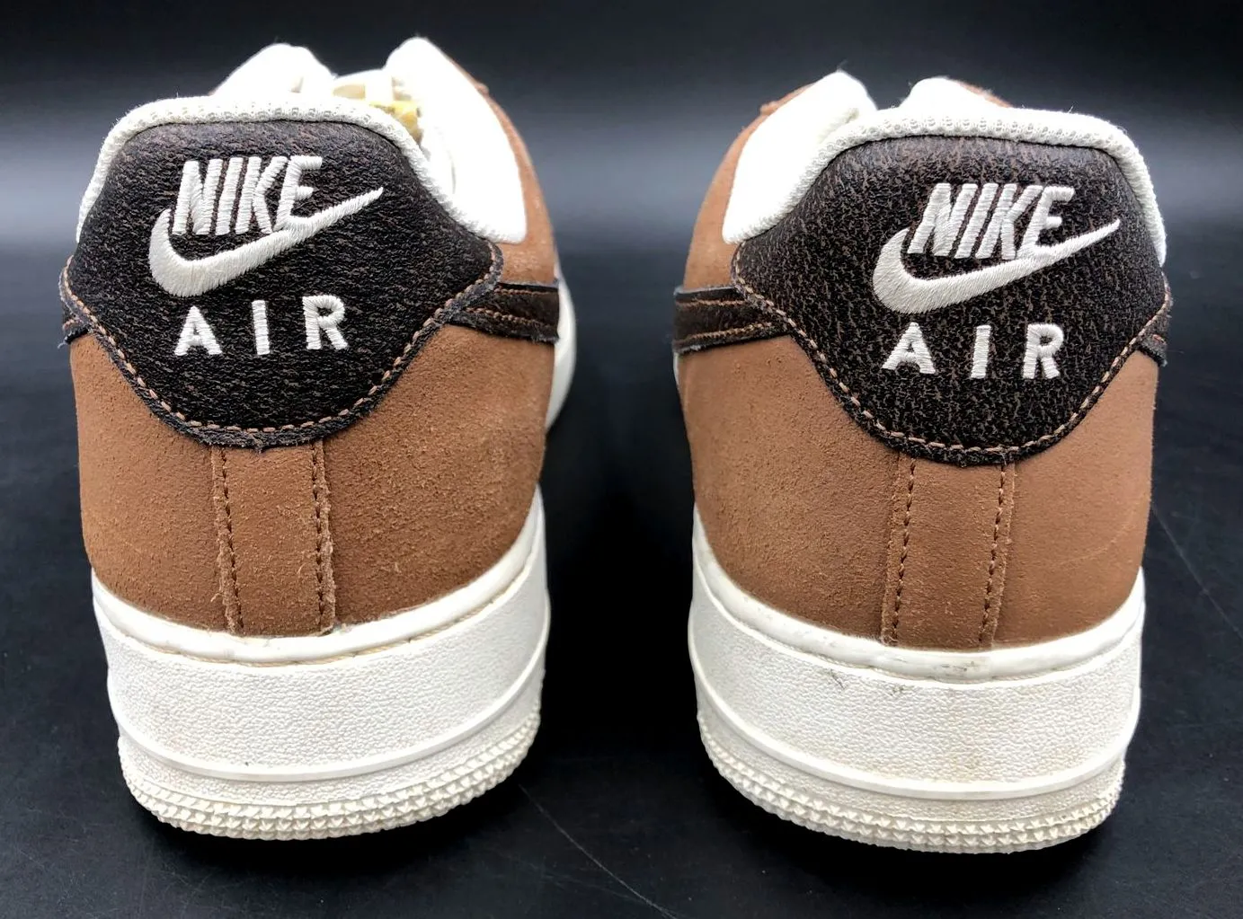 Nike Air Force 1 Low 'Neapolitan' Men's White/Brown/Pink Sneakers - Sz 12 ( COA)