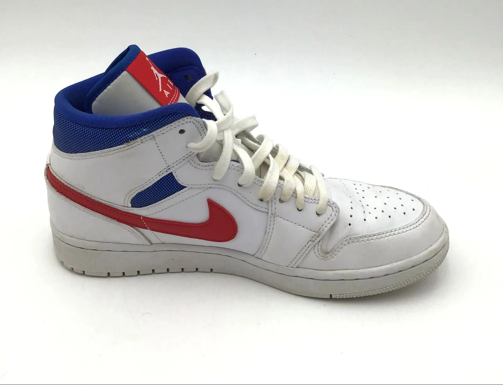 Nike Air Jordan 1 Women's Mid 'USA' Sneakers-Size: 10 ( COA)