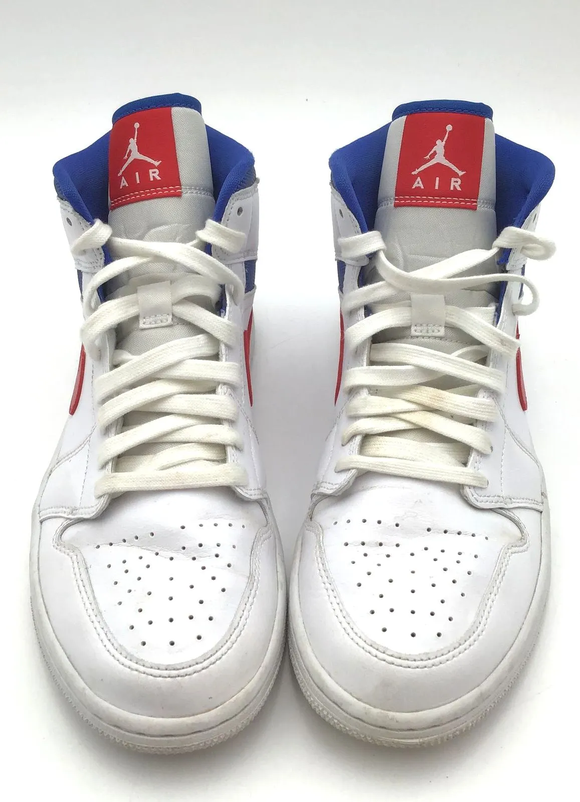 Nike Air Jordan 1 Women's Mid 'USA' Sneakers-Size: 10 ( COA)