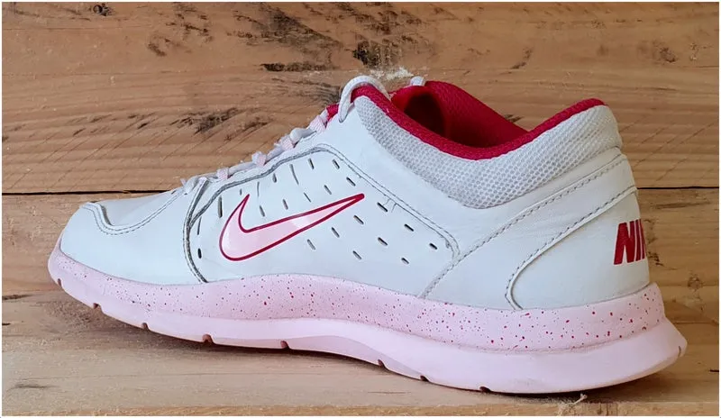 Nike Core Flex 2 Leather Trainers Pink/White 643096-103 UK5/US7.5/EU38.5