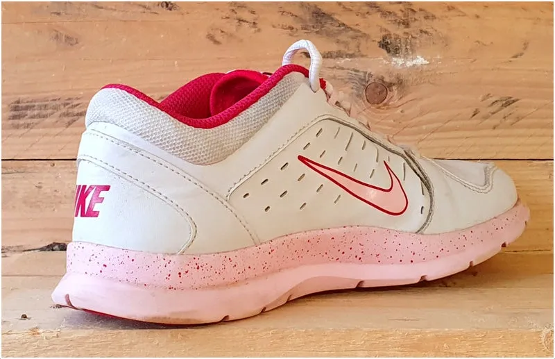 Nike Core Flex 2 Leather Trainers Pink/White 643096-103 UK5/US7.5/EU38.5