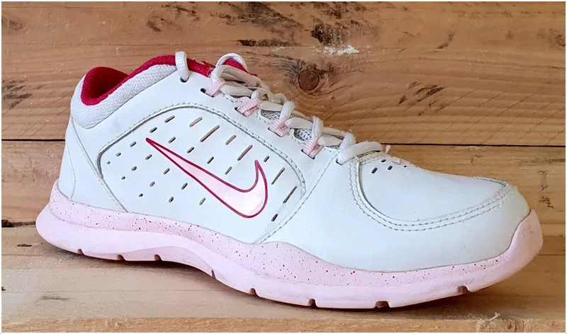 Nike Core Flex 2 Leather Trainers Pink/White 643096-103 UK5/US7.5/EU38.5