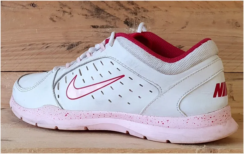 Nike Core Flex 2 Leather Trainers Pink/White 643096-103 UK5/US7.5/EU38.5