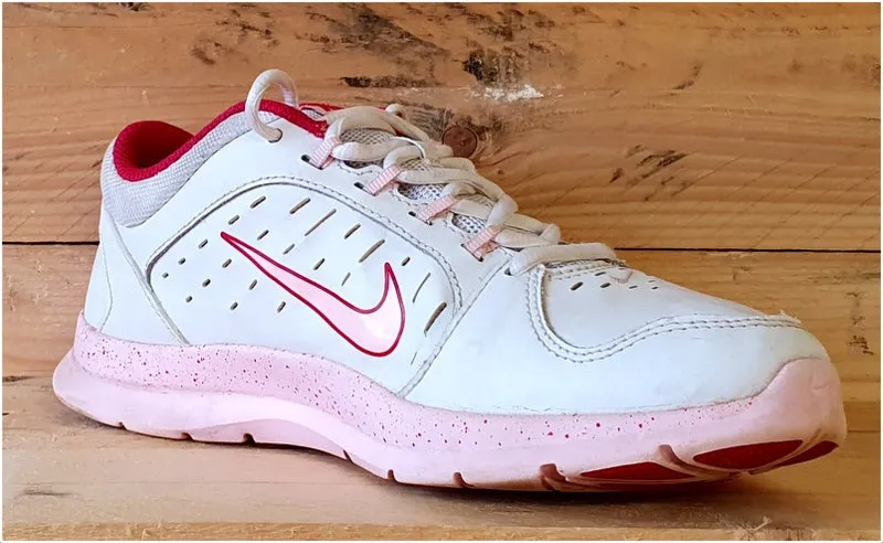 Nike Core Flex 2 Leather Trainers Pink/White 643096-103 UK5/US7.5/EU38.5