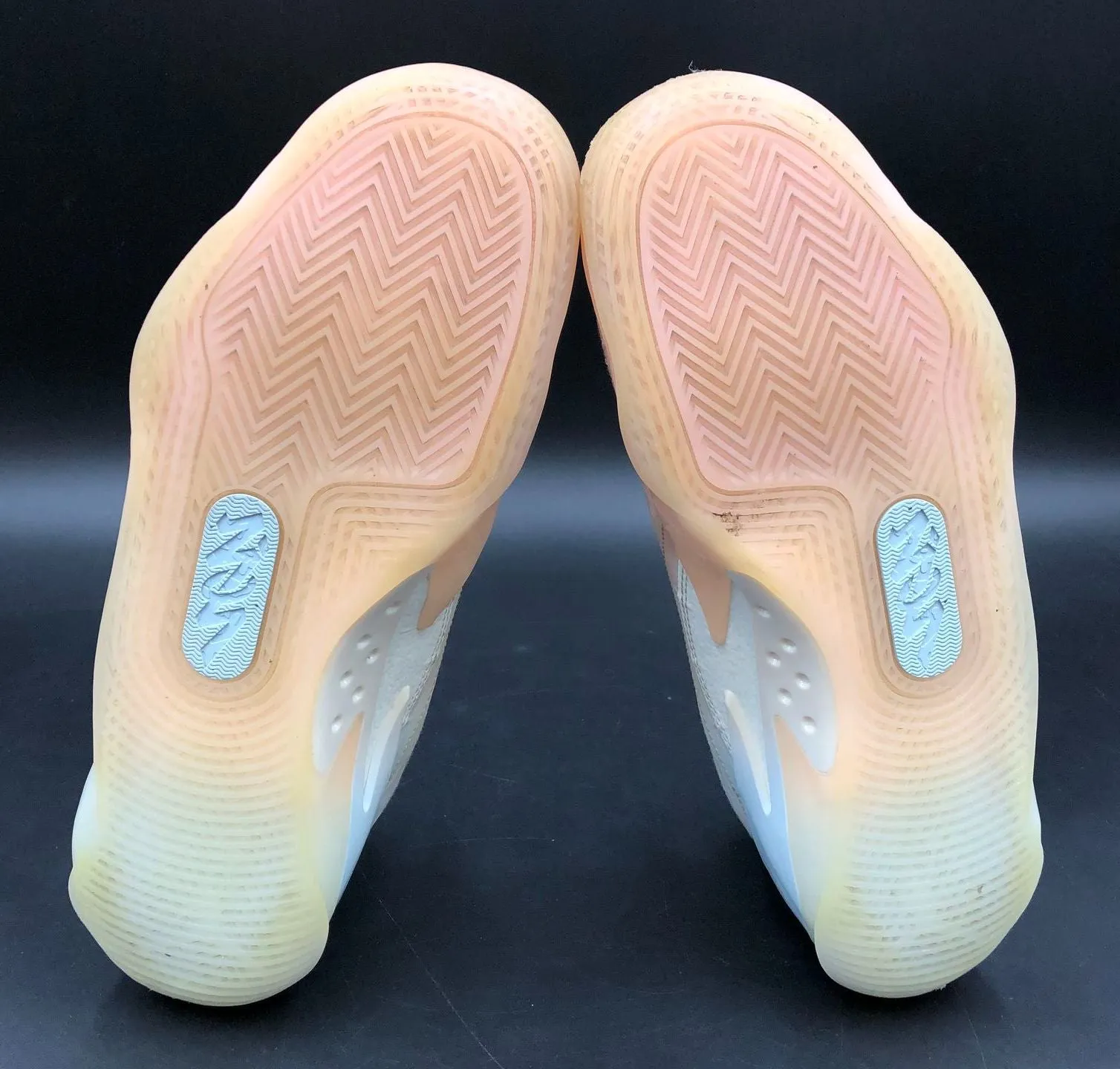 Nike Jordan Zion 3 NRG 'Rising' Men's White/Pink/Blue Sneakers - Sz 10.5 ( COA)