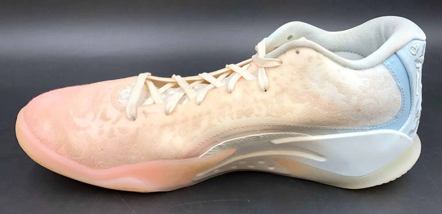 Nike Jordan Zion 3 NRG 'Rising' Men's White/Pink/Blue Sneakers - Sz 10.5 ( COA)