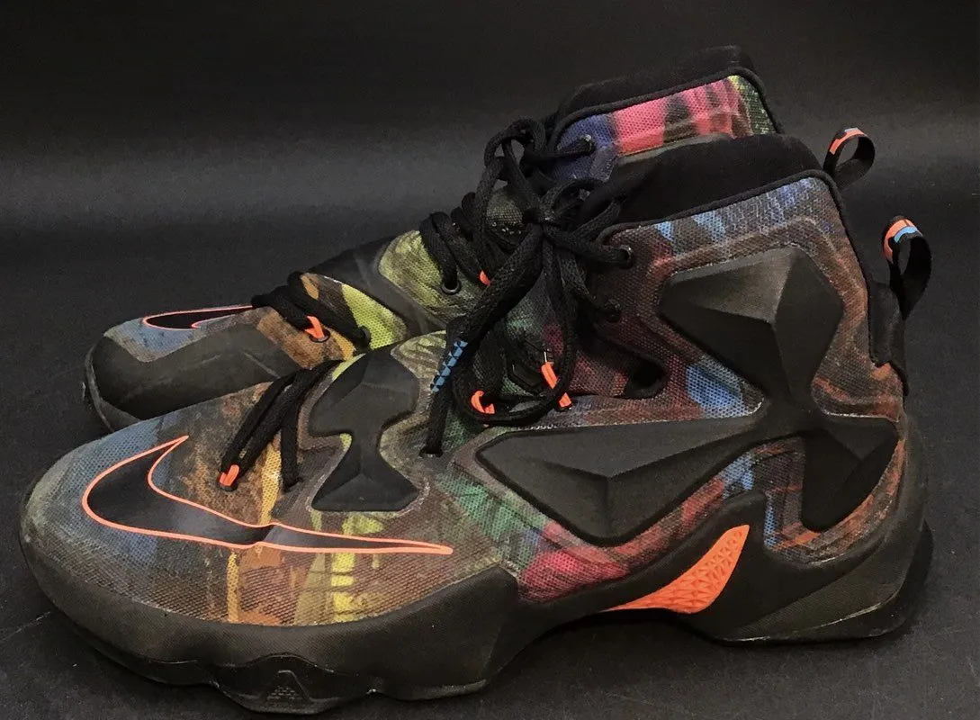 Nike Men's Lebron 13 Multicolor Basketball Athletic Shoes - Size 11.5