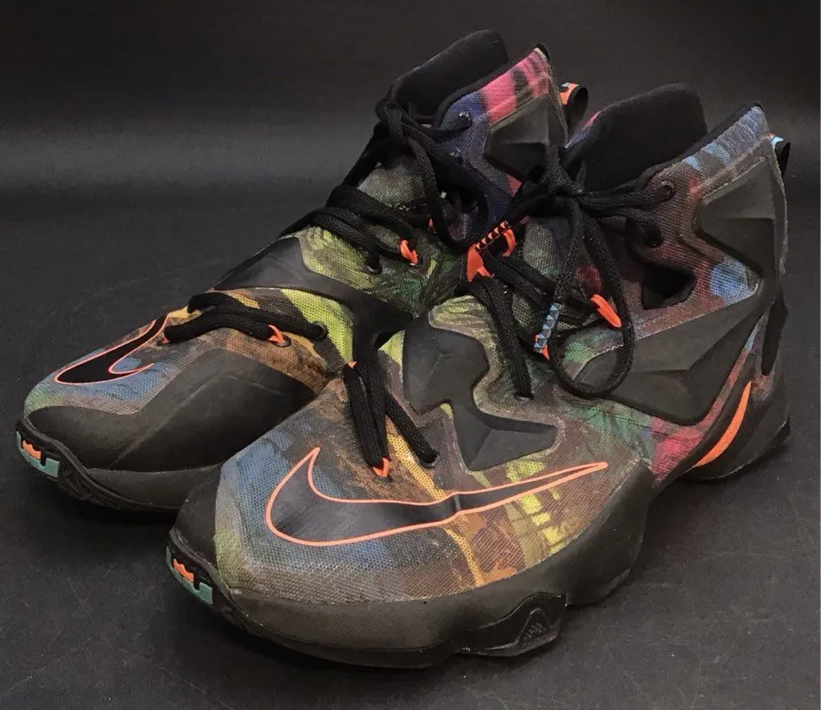 Nike Men's Lebron 13 Multicolor Basketball Athletic Shoes - Size 11.5