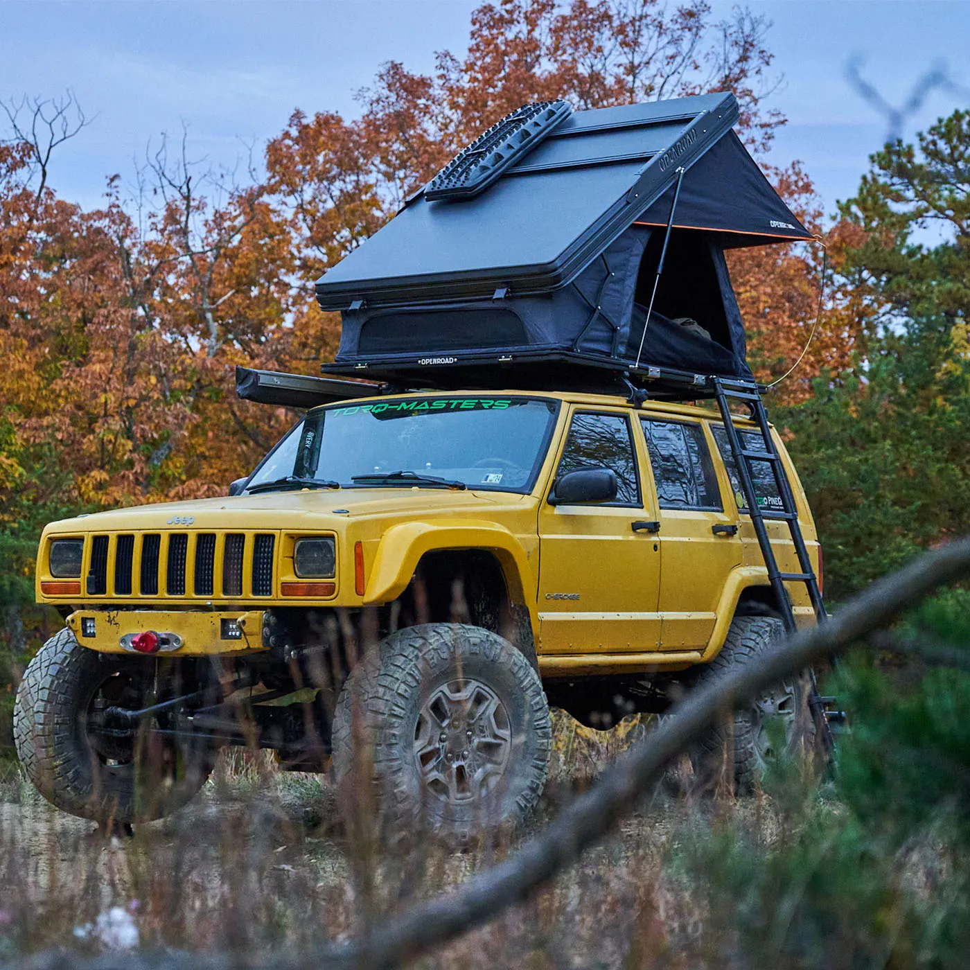 OPENROAD Aluminum Hard Shell Roof Top Tent - PeakRoof Series