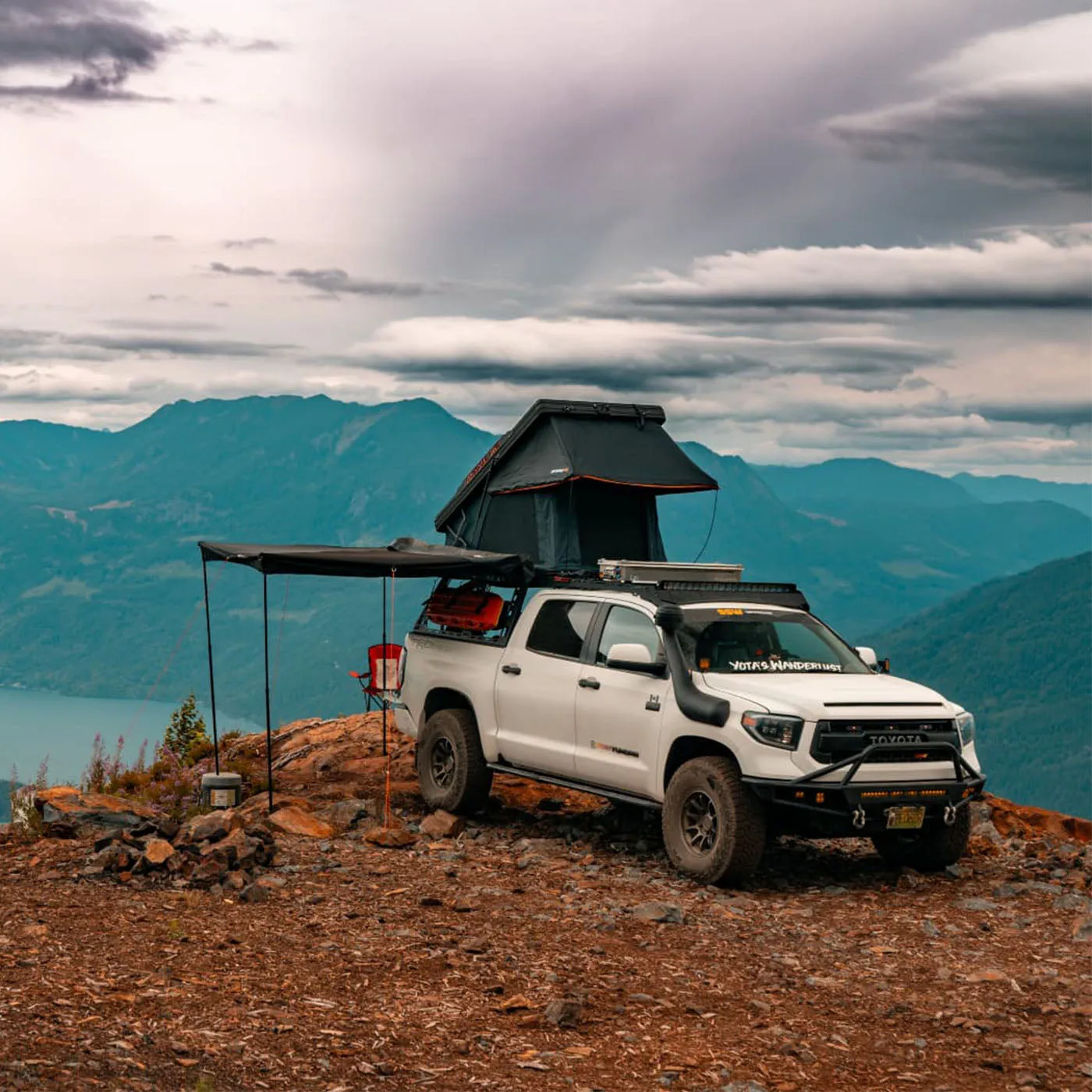 OPENROAD Aluminum Hard Shell Roof Top Tent - PeakRoof Series