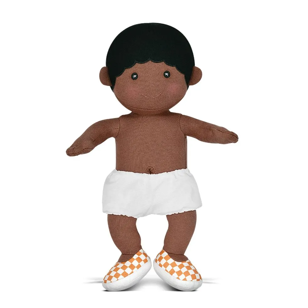 Organic Baby Boy Doll -Alex